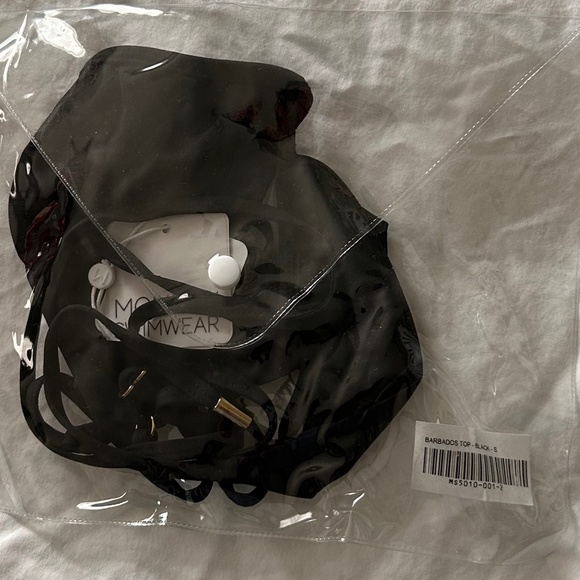 Monday Swimwear Barbados Top - Black, Size Small, NWT - Picture 5 of 5